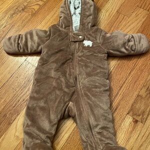 Cozy Teddy Bear Winter Suit (0-3M)